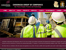 Tablet Screenshot of chourasiagroup.com